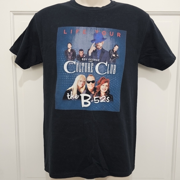 Boy George & Culture Club & The B-52s 2018 Life Tour Graphic T-Shirt Size S - Picture 3 of 9